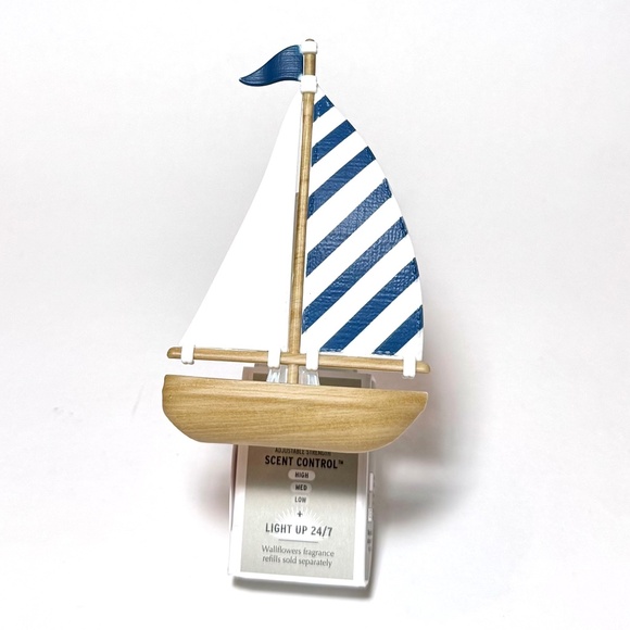 SUNSET SAIL Sailboat Wallflowers Plug - Picture 1 of 4
